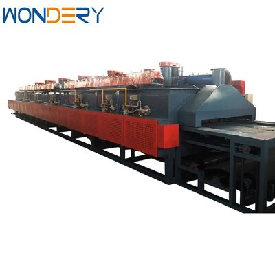 خرید WONDERY دوام پشتیبانی رولر سخت شدن میش کمربند کوره با 200kg / ساعت بهره وری و PID تنظیم دمای تولید آنلاین