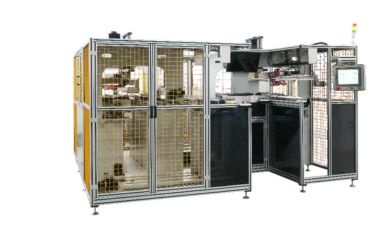 200-800mm Header Plate Pitch. ♪ Twin-Machine Linked Radiator Water Chamber Crimping Line. ♪ Synchronous 4-Side Crimping & Mixed-Flow Production System برای رادیاتورهای آلومینیوم پلاستیکی