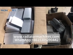 آلومینیوم، مس، فولاد ضد زنگ مبادله گرما خنک کننده باله های گرم کننده