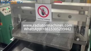 Automatic 2-Coil Louvered Aluminum Fin Making Machine | High-Speed Fin Stamping Line – Efficient